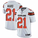 Nike Men & Women & Youth Browns 21 Denzel Ward White NFL Vapor Untouchable Limited Jersey,baseball caps,new era cap wholesale,wholesale hats